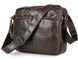 Мужской кожаный мессенджер Tiding Bag 7332C коричневый 1
