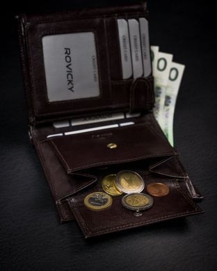 Кошелек мужской кожаный ROVICKY 1552-03-BOR