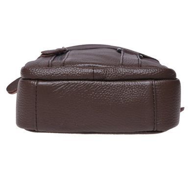 Шкіряний чоловічий месенджер Borsa Leather K11169a-black чорний