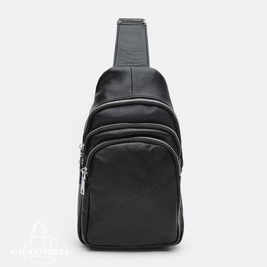 Рюкзак чоловічий шкіряний Keizer K11613bl-black чорний