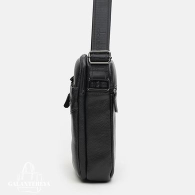 Сумка через плечо мужская кожаная Keizer K12217bl-black