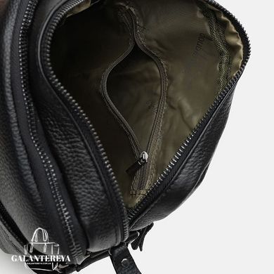 Сумка через плечо мужская кожаная Keizer K12217bl-black