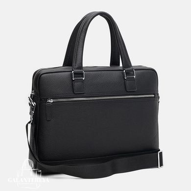 Сумка мужская кожаная Borsa Leather K16613-1-black