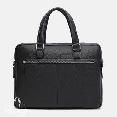 Сумка мужская кожаная Borsa Leather K16613-1-black
