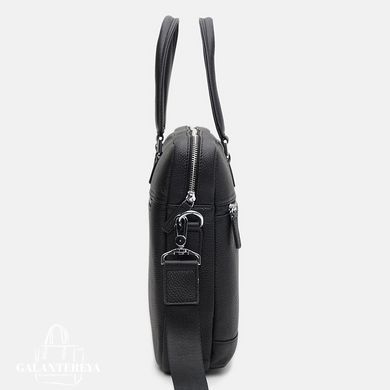 Сумка мужская кожаная Borsa Leather K16613-1-black