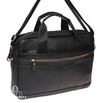 Сумка мужская кожаная Borsa Leather K11118-black