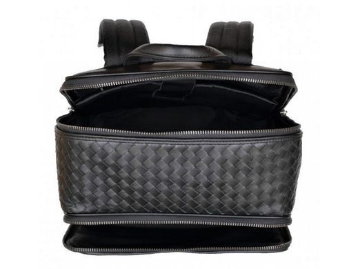 Мужской кожаный рюкзак Tiding Bag B3-165A черный