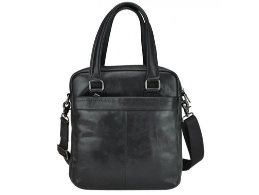 Мужской кожаный мессенджер Tiding Bag 8051A черный