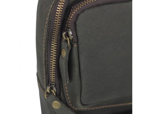 Слинг через плечо мужской кожаный Tiding Bag t2105
