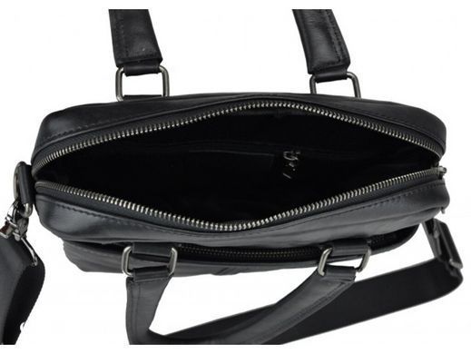 Мужской кожаный мессенджер Tiding Bag 8051A черный