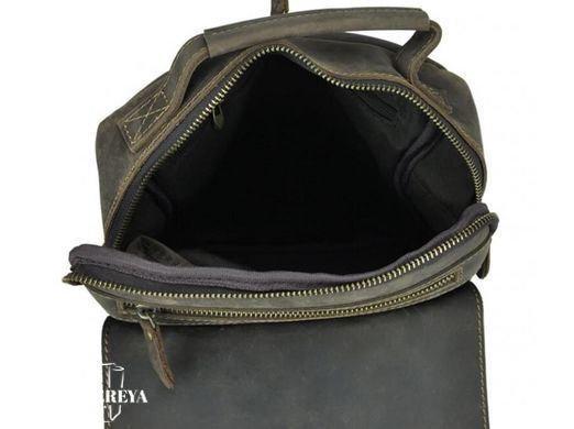 Мужской кожаный коричневый мессенджер Tiding Bag t0038