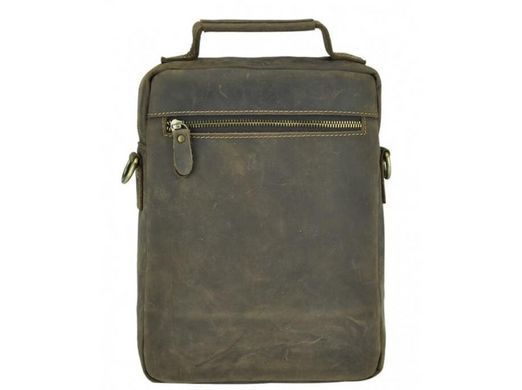 Мужской кожаный коричневый мессенджер Tiding Bag t0038