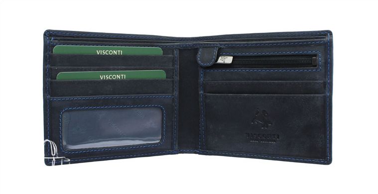 Мужской кожаный кошелек Visconti 707 Shield