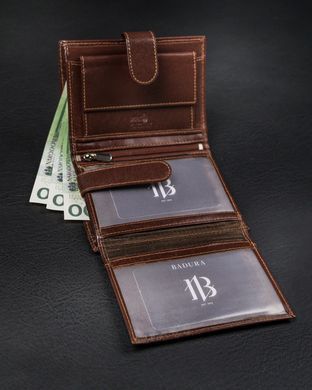 Кошелек мужской кожаный Badura PO_M034BR_CE
