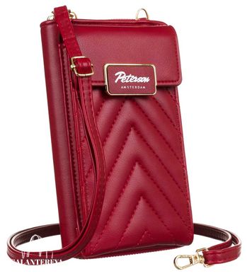 Сумка-гаманець жіноча із екошкіри з кишенею для телефону Peterson PTN M-10