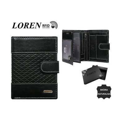 Гаманець чоловічий шкіряний LOREN N4L-DDG-BOX