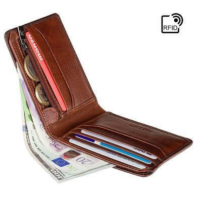Кошелек мужской кожаный Visconti AT63 Roland c RFID