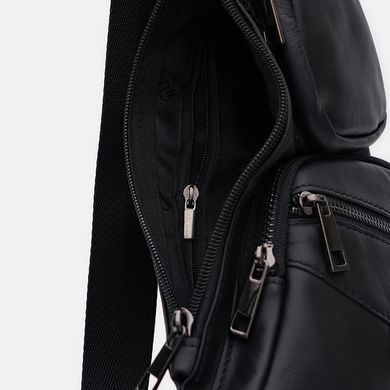 Рюкзак мужской кожаный Keizer K13761bl-black черный