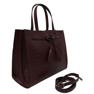 Жіноча шкіряна сумка Italian fabric bags 2577