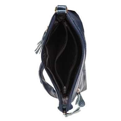 Жіноча шкіряна сумка Keizer K11181-blue синій