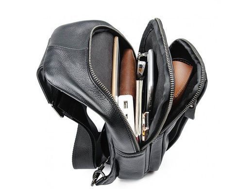 Слінг через плече чоловічий шкіряний Tiding Bag A25F-6601A