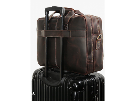 Кожаная сумка для ноутбука Tiding Bag 7367RA черный