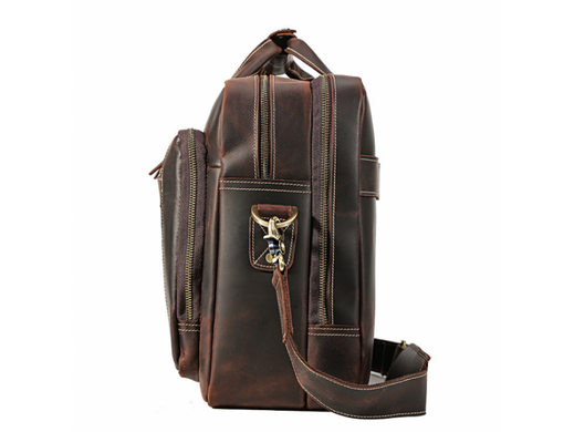 Кожаная сумка для ноутбука Tiding Bag 7367RA черный