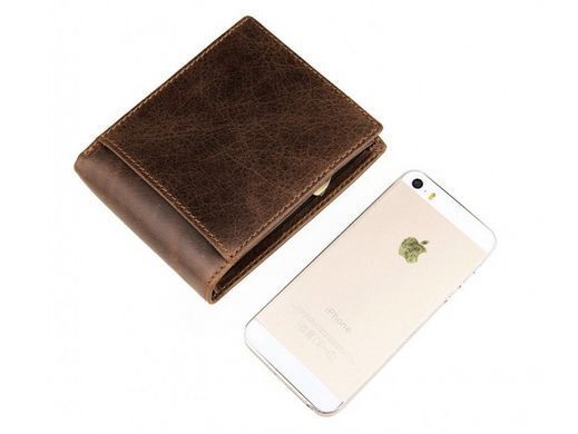 Портмоне мужское кожаное Tiding Bag 8054B коричневый