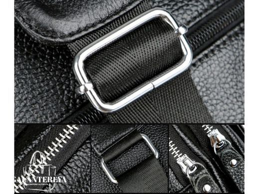 Слінг через плече чоловічий шкіряний Tiding Bag A25F-6601A