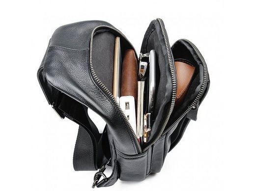 Слінг через плече чоловічий шкіряний Tiding Bag A25F-6601A