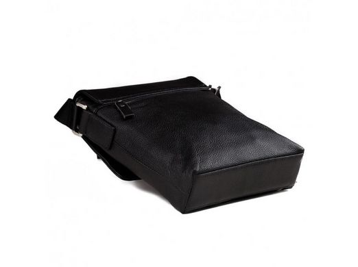 Мужской кожаный черный мессенджер Tiding Bag M1001-1A