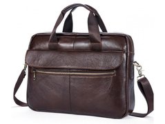 Мужская кожаная сумка для ноутбука Bexhill Bx1127C коричневый