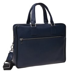 Мужская кожаная сумка для ноутбука Ricco Grande 1L961-blue синий