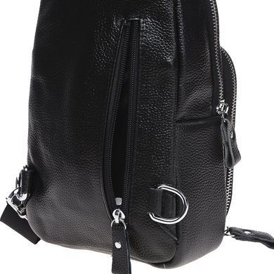 Сумка слінг чоловіча (однолямковий рюкзак) шкіряний Borsa Leather K15058