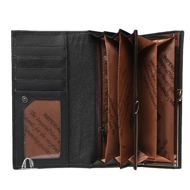 Жіночий шкіряний гаманець Horse Imperial K1a0001-black чорний