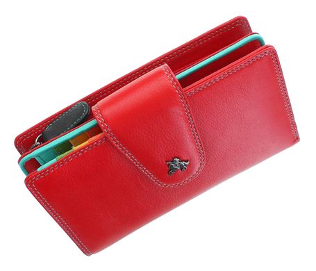 Жіночий шкіряний гаманець Visconti SP31 Poppy