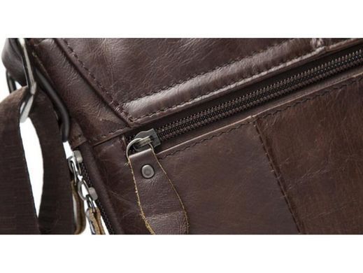 Мужской кожаный мессенджер Bexhill Bx8239A черный