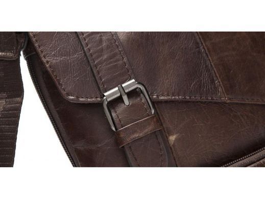 Мужской кожаный мессенджер Bexhill Bx8239A черный