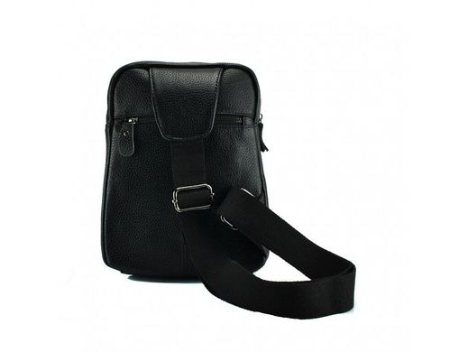 Мужской кожаный рюкзак Tiding Bag A25-8699A черный