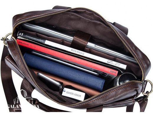 Мужская кожаная сумка для ноутбука Bexhill Bx1127C коричневый