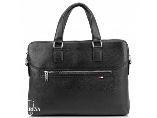 Мужская кожаная сумка для ноутбука Tiding Bag A25F-7232A черный