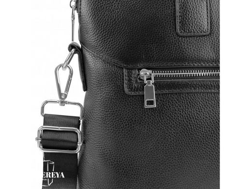 Мужская кожаная сумка для ноутбука Tiding Bag A25F-7232A черный