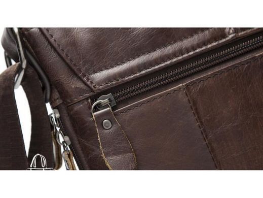Мужской кожаный мессенджер Bexhill Bx8239A черный