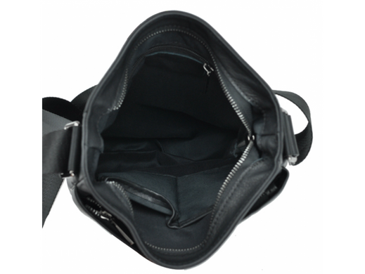 Мужской кожаный мессенджер Tiding Bag 8040A черный