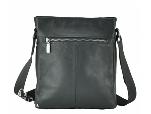 Мужской кожаный мессенджер Tiding Bag 8040A черный