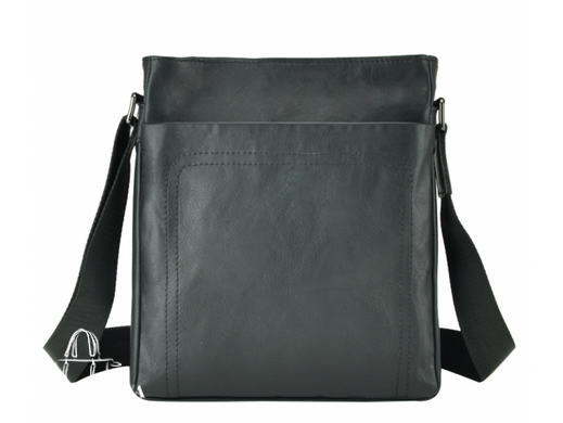 Мужской кожаный мессенджер Tiding Bag 8040A черный