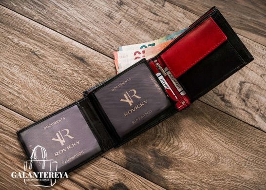 Кошелек мужской кожаный ROVICKY N992-GOAN