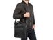 Мужской кожаный черный мессенджер Tiding Bag M38-8861 6