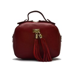 Женская кожаная сумка кросс-боди Italian fabric bags 2039