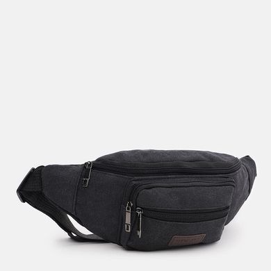 Сумка на пояс чоловіча Monsen C1HSSA0549bl-black чорна